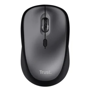 Mouse Inalámbrico Trust Yvi+, Ecológico, Silencioso, Negro