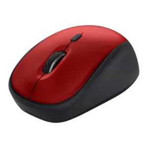 Mouse Inalámbrico Trust Yvi+, Ecológico, Silencioso, Rojo