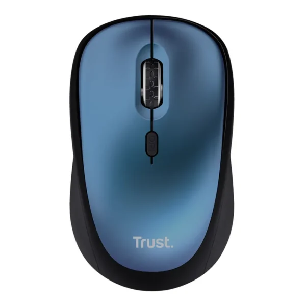 Mouse Inalámbrico Trust Yvi+, Ecológico, Silencioso, Azul