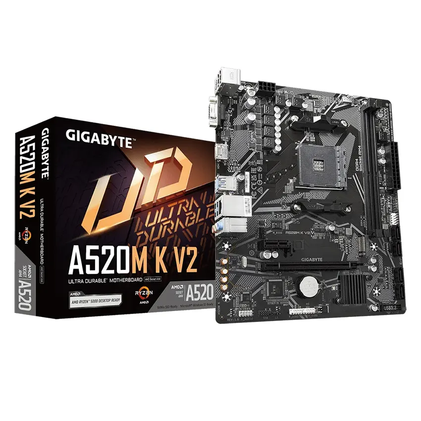 Motherboard Gigabyte A520M K V2, Socket AM4 Motherboard Gigabyte A520M K V2, Socket AM4