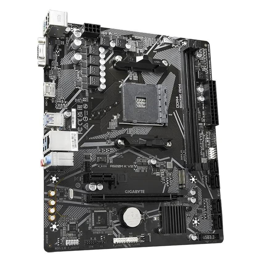 Motherboard Gigabyte A520M K V2, Socket AM4 Motherboard Gigabyte A520M K V2, Socket AM4