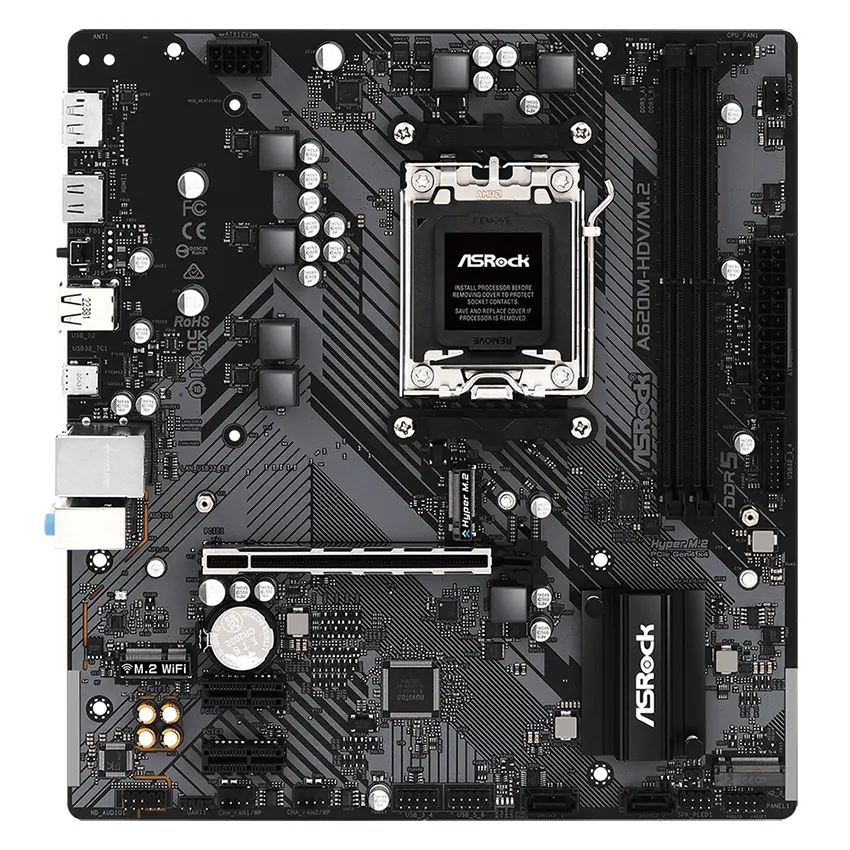 Motherboard ASRock A620M-HDV/M.2, DDR5, Socket AM5