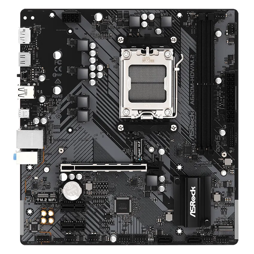 Motherboard ASRock A620M-HDV/M.2, DDR5, Socket AM5
