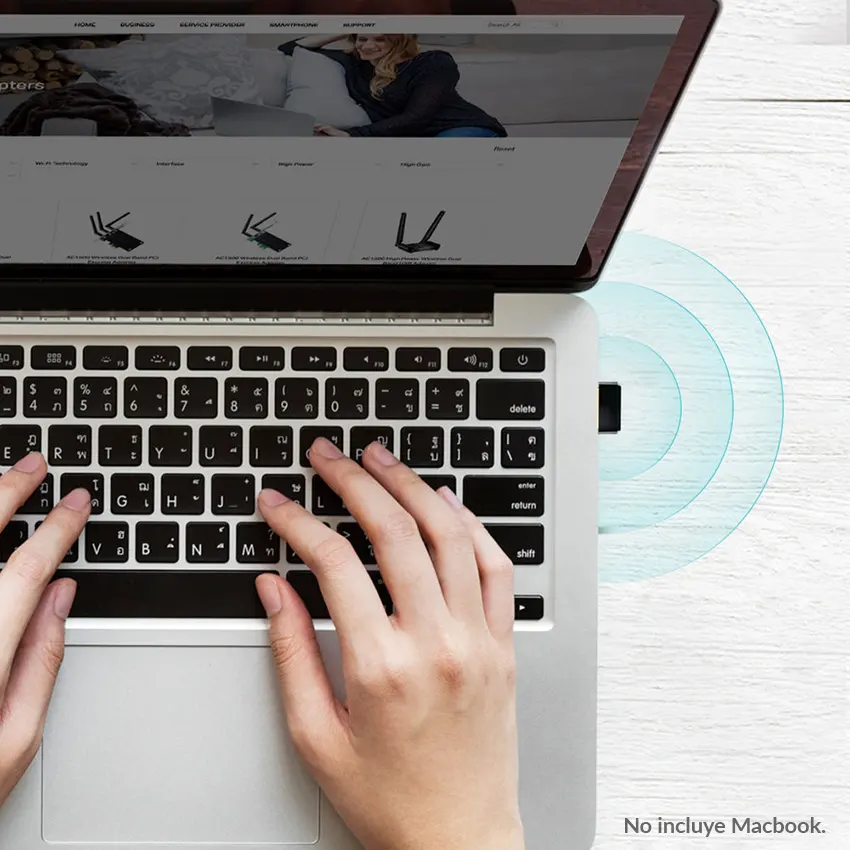 Adaptador USB Wi-Fi Archer T2U Nano, AC600, Doble Banda