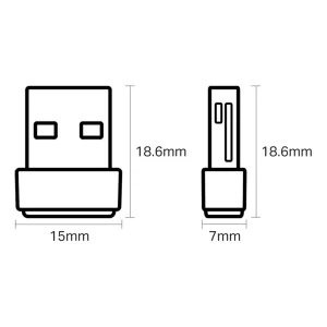 Adaptador USB Wi-Fi Archer T2U Nano, AC600, Doble Banda