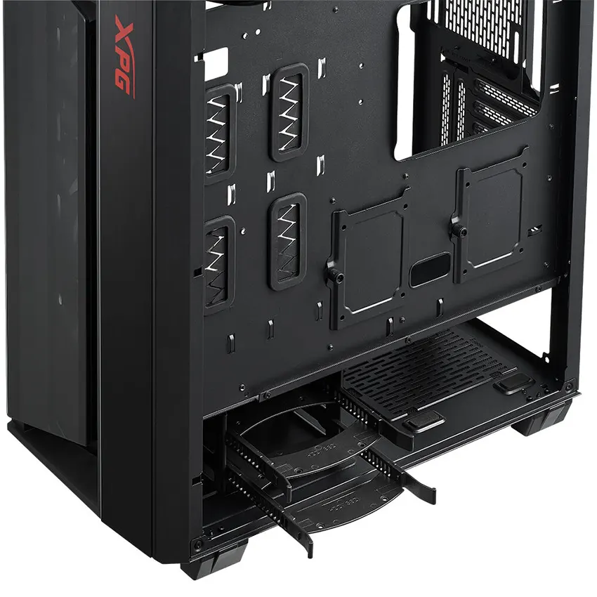 Gabinete ADATA XPG Cruiser, E-ATX, Sin Fuente, 2 Vidrios Templados, 3 Fan 12 cm ARGB, Negro