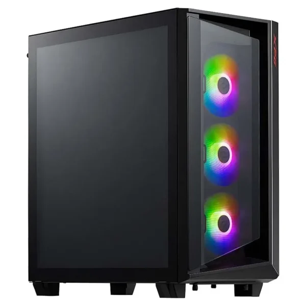 Gabinete ADATA XPG Cruiser, E-ATX, Sin Fuente, 2 Vidrios Templados, 3 Fan 12 cm ARGB, Negro