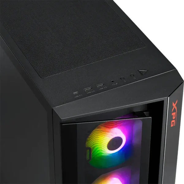 Gabinete ADATA XPG Cruiser, E-ATX, Sin Fuente, 2 Vidrios Templados, 3 Fan 12 cm ARGB, Negro