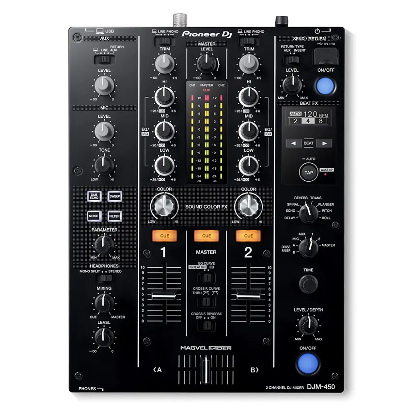 Mezclador de 2 Canales Pioneer DJ DJM-450 Mezclador de 2 Canales Pioneer DJ DJM-450