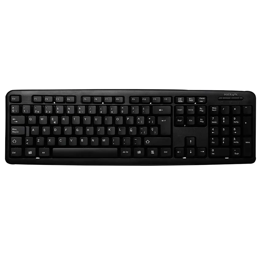 Gabinete Kit Kelyx LC727-08A Slim, Micro ATX, Con Fuente 500W, Teclado USB, Mouse USB y Parlantes, Negro