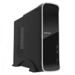 Gabinete Kit Kelyx LC727-08A Slim, Micro ATX, Con Fuente 500W, Teclado USB, Mouse USB y Parlantes, Negro