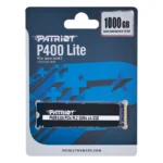 Disco SSD Patriot P400 Lite NVMe 1TB, 3D NAND, PCIe Gen4, M.2 2280, Disipador de grafeno