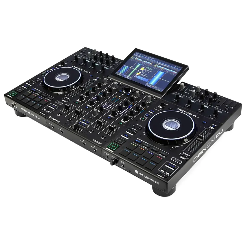 Controlador Denon DJ Prime 4+ Todo en Uno con Pantalla Táctil, Amazon Music Controlador Denon DJ Prime 4+ Todo en Uno con Pantalla Táctil, Amazon Music