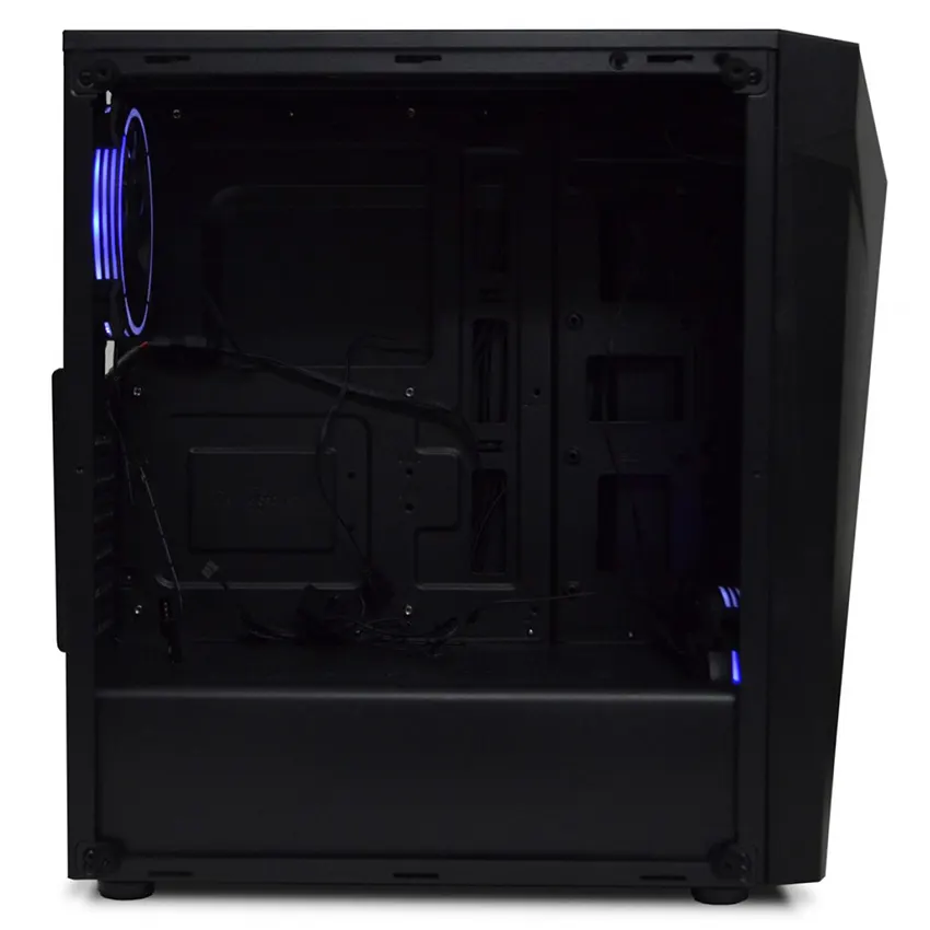 Gabinete Aureox SCULPTOR ARX 380G, ATX, Sin Fuente, Vidrio Templado, 2 Fan 12 cm ARGB, Negro