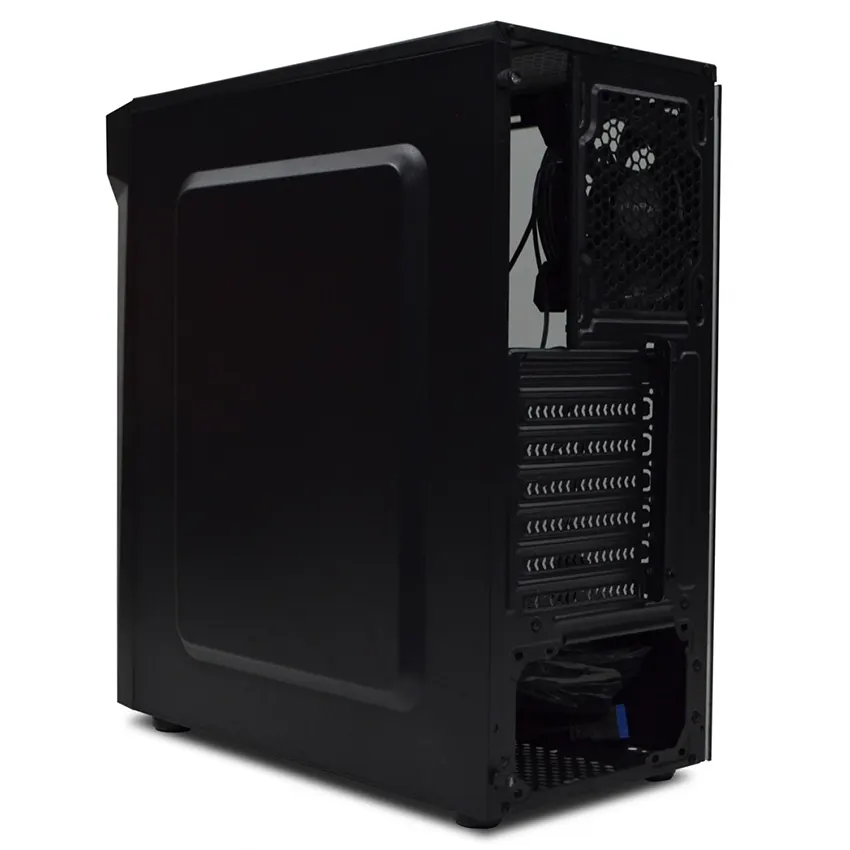Gabinete Aureox SCULPTOR ARX 380G, ATX, Sin Fuente, Vidrio Templado, 2 Fan 12 cm ARGB, Negro