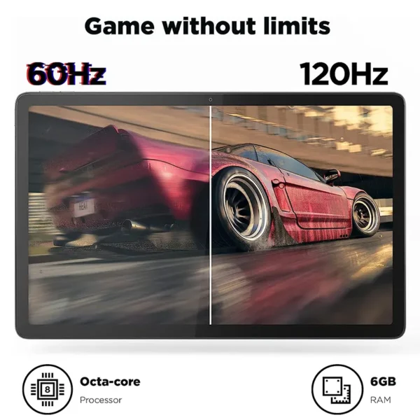 Tablet Lenovo Tab P11 Pro Gen 2 (TB132FU), 11.2" 2.5K OLED, MediaTek Kompanio 1300T Octa-Core 2.6GHz, 6GB RAM LPDDR4x, 128GB UFS 3.1, Wi-Fi, Android 12, Gris Oscuro