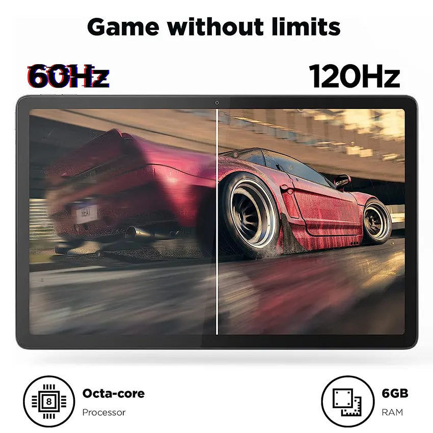 Tab-P11-PRO-Gen-2-7 Tablet Lenovo Tab P11 Pro Gen 2 (TB132FU), 11.2" 2.5K OLED, MediaTek Kompanio 1300T Octa-Core 2.6GHz, 6GB RAM LPDDR4x, 128GB UFS 3.1, Wi-Fi, Android 12, Gris Oscuro