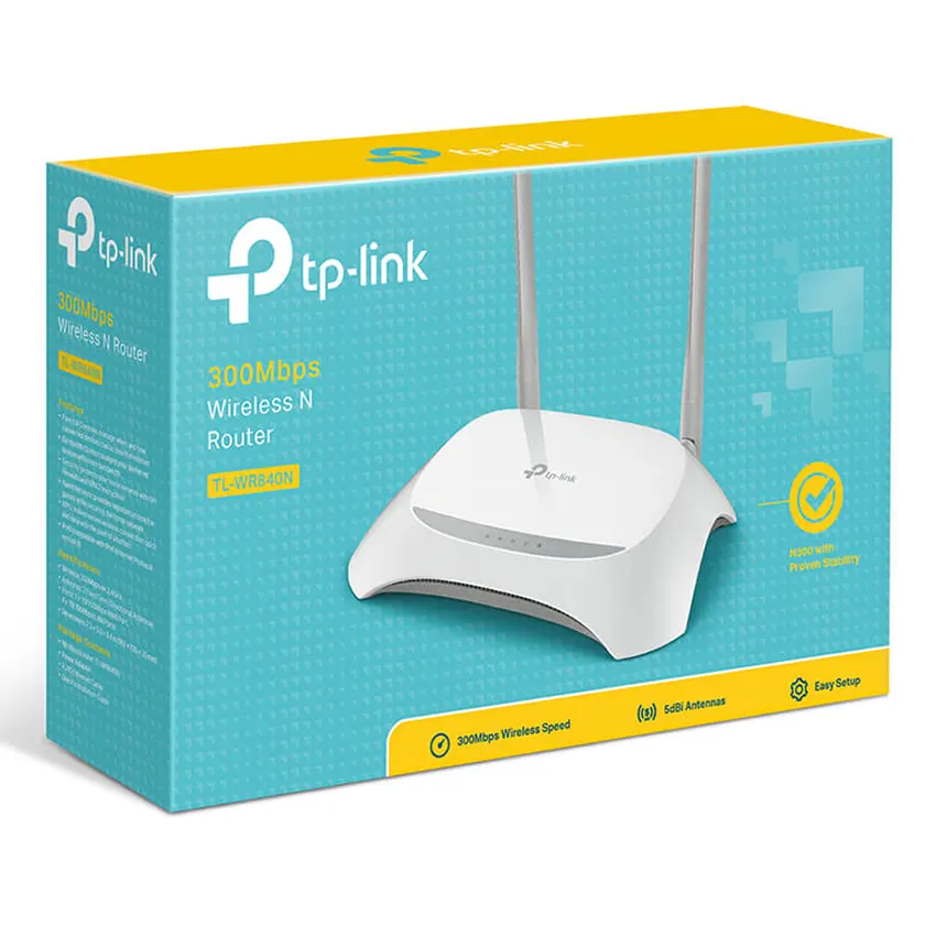 Router Wi-Fi TP-Link TL-WR840N, N 300 Mbps, Blanco