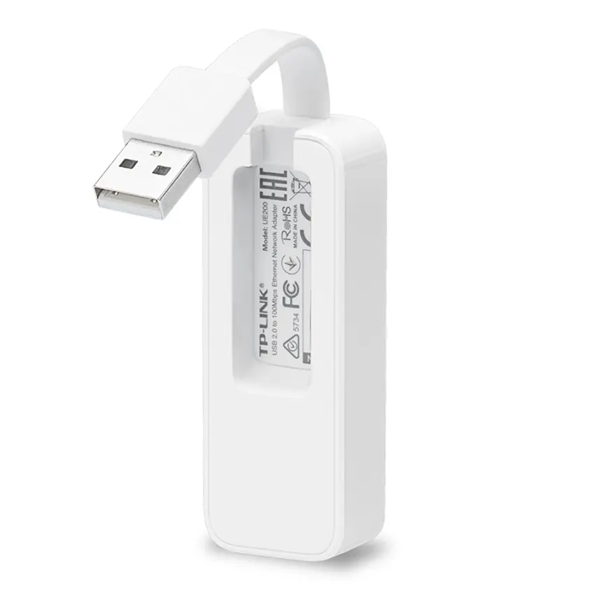 Adaptador de red TP-Link UE200 de USB 2.0 a RJ45 Adaptador de red TP-Link UE200 de USB 2.0 a RJ45
