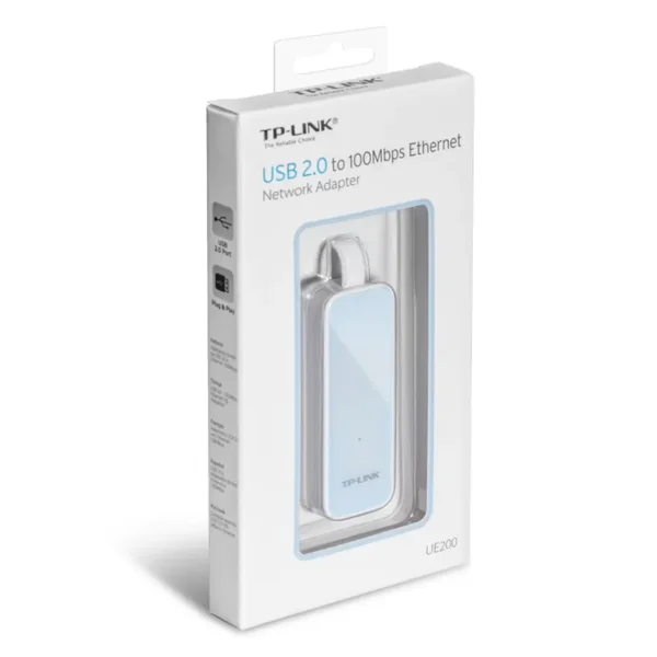 Adaptador de red TP-Link UE200 de USB 2.0 a RJ45