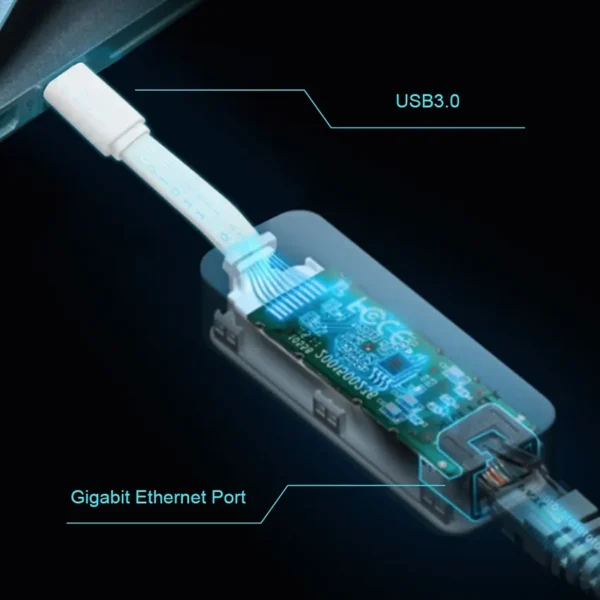 Adaptador de red TP-Link UE300C de USB Tipo C a RJ45