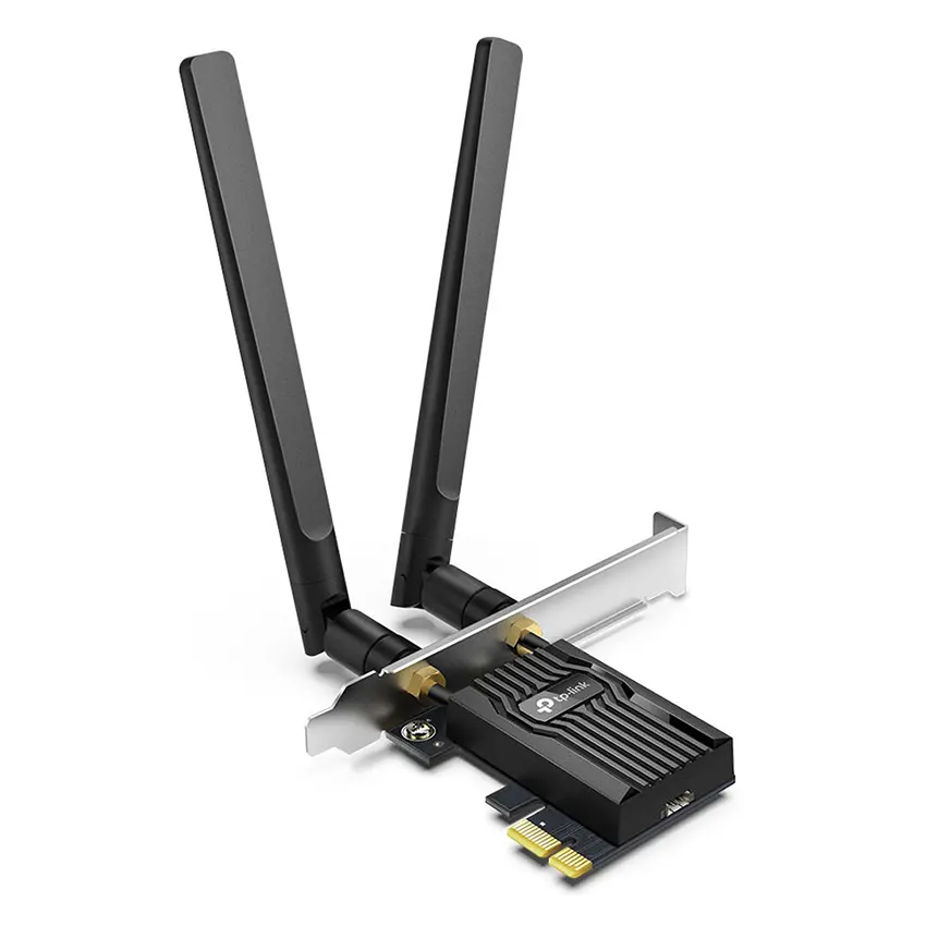 Adaptador PCI Express Wi-Fi 6 y Bluetooth 5.2 TP-Link TX55E, AX3000, Doble Banda