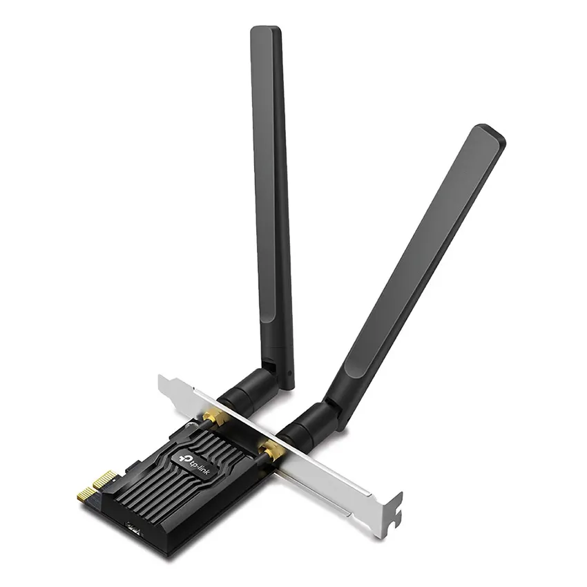 Adaptador PCI Express Wi-Fi 6 y Bluetooth 5.2 TP-Link TX55E, AX3000, Doble Banda