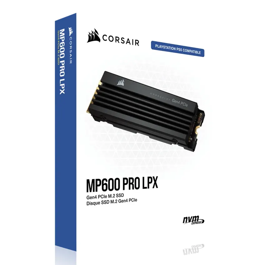 Disco SSD Corsair MP600 PRO LPX, 3D NAND TLC, PCIe Gen4, NVMe, M.2 2280, Disipador Disco SSD Corsair MP600 PRO LPX, 3D NAND TLC, PCIe Gen4, NVMe, M.2 2280, Disipador