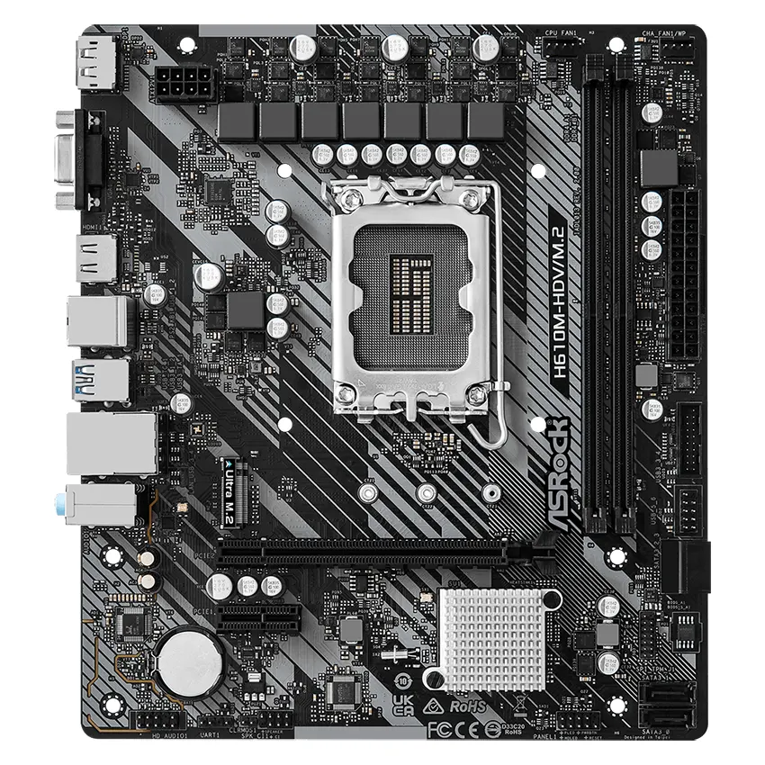 Motherboard ASRock H610M-HDV/M.2 R2.0, Socket 1700