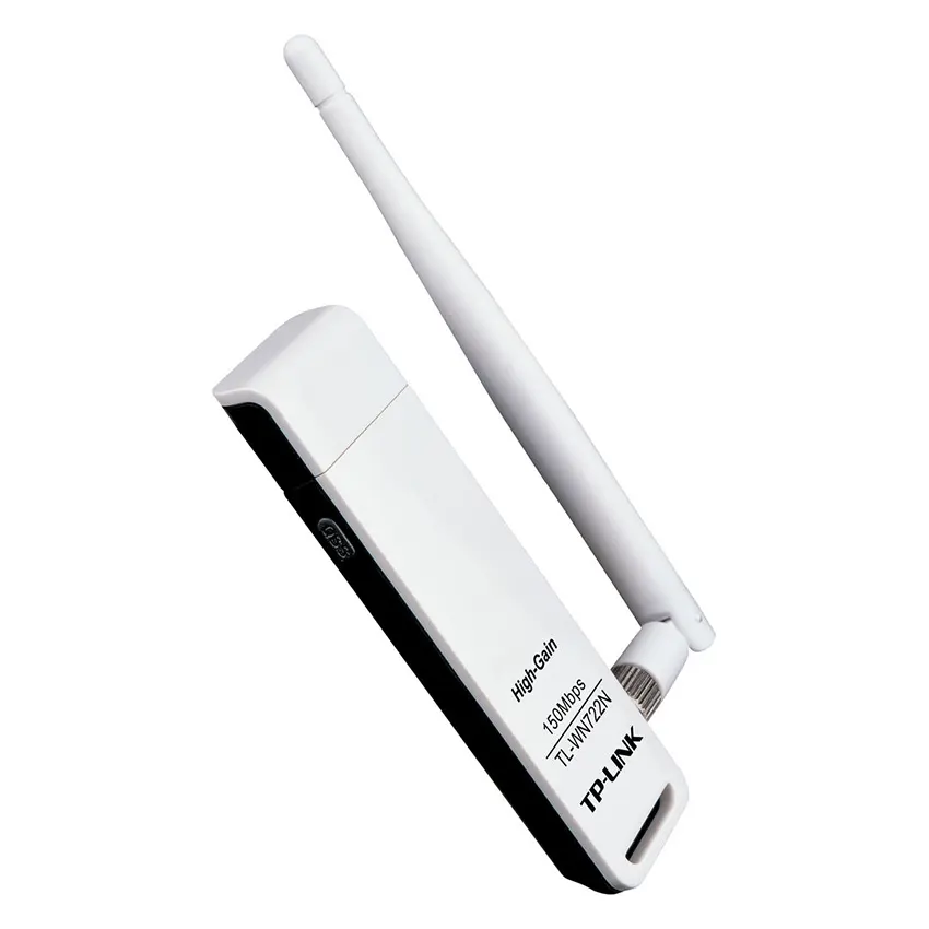 Adaptador USB Wi-Fi TP-Link TL-WN722N, 150 Mbps N Adaptador USB Wi-Fi TP-Link TL-WN722N, 150 Mbps N