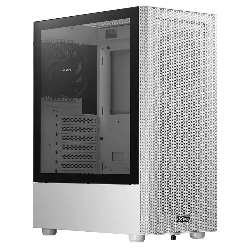 Gabinete ADATA XPG Valor Mesh, ATX, Sin Fuente, Vidrio Templado, 4 Fan 12 cm, Blanco Gabinete ADATA XPG Valor Mesh, ATX, Sin Fuente, Vidrio Templado, 4 Fan 12 cm, Blanco
