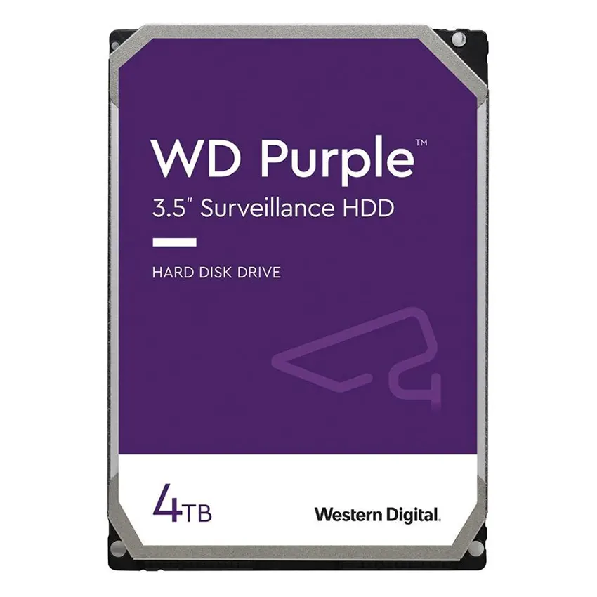 Disco Interno Western Digital Purple 4TB SATA3 5400rpm Cache 3.5" Disco Interno Western Digital Purple 4TB SATA3 5400rpm Cache 3.5"
