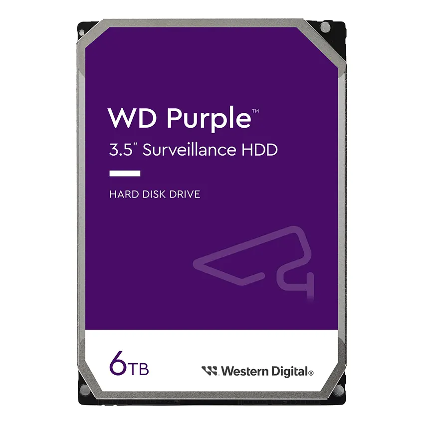 Disco Interno Western Digital Purple 6TB SATA3 5400rpm Cache 3.5" Disco Interno Western Digital Purple 6TB SATA3 5400rpm Cache 3.5"