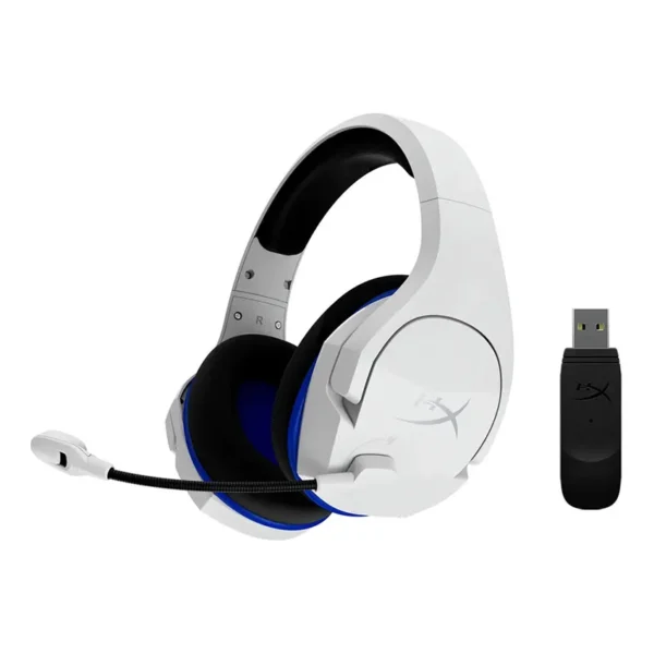 Auriculares Inalámbricos HyperX Cloud Stinger Core, Gamer, Blanco/Azul