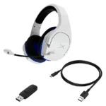 Auriculares Inalámbricos HyperX Cloud Stinger Core, Gamer, Blanco/Azul