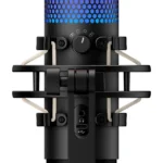 Micrófono de Condensador USB HyperX QuadCast S, RGB, Negro