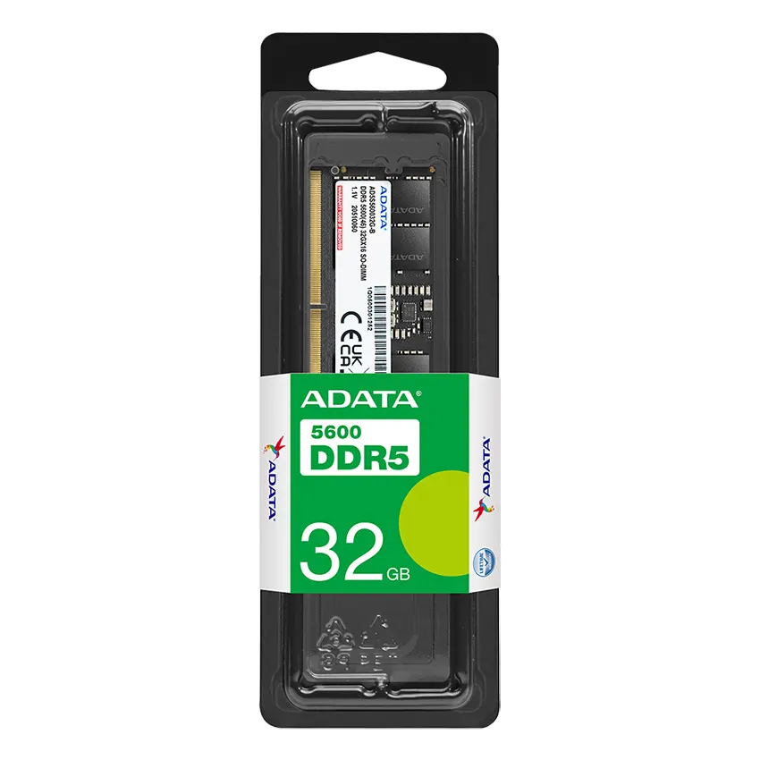 Memoria ADATA 32GB, DDR5, 5600MHz, CL46, SODIMM, Notebook