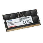 Memoria ADATA 8GB, DDR5, 5600MHz, CL46, SODIMM, Notebook