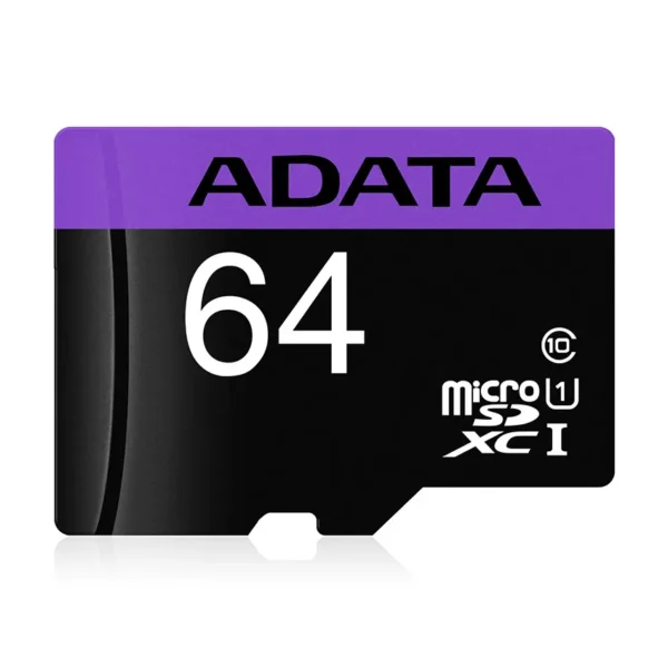 Tarjeta de Memoria ADATA Premier microSDXC/SDHC 64GB, U1, Clase 10, Adaptador