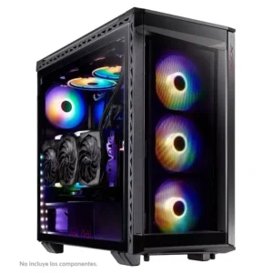 Gabinete ADATA XPG BATTLECRUISER, E-ATX, Sin Fuente, Vidrio Templado, 4 Fan 12 cm ARGB, Negro