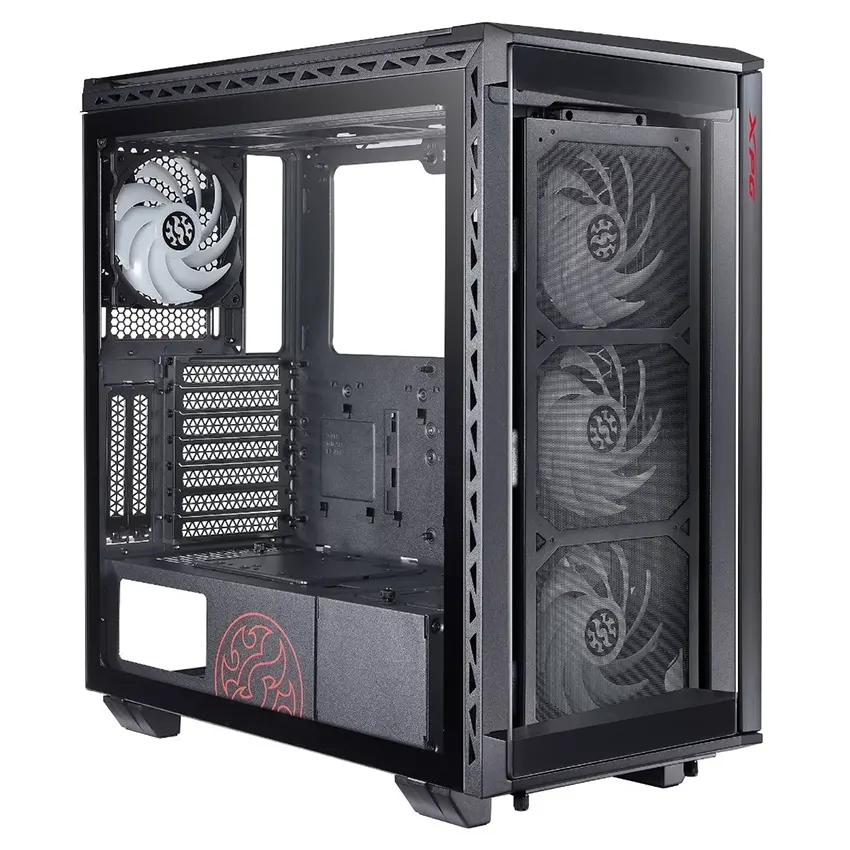 Gabinete ADATA XPG BATTLECRUISER, E-ATX, Sin Fuente, Vidrio Templado, 4 Fan 12 cm ARGB, Negro