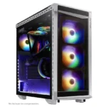 Gabinete ADATA XPG BATTLECRUISER, E-ATX, Sin Fuente, Vidrio Templado, 4 Fan 12 cm ARGB, Blanco