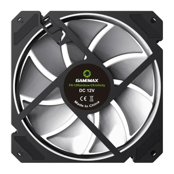 Ventilador GameMax FN-12Rainbow-C9-Infinity ARGB