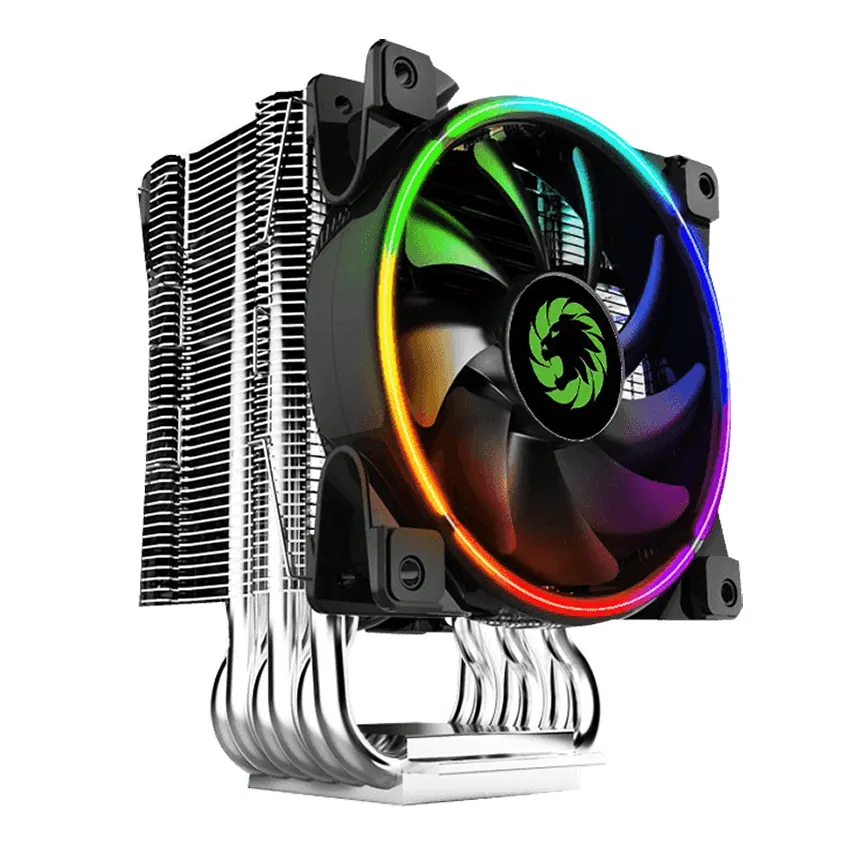 Ventilador para CPU GameMax GAMMA 500 Rainbow ARGB, Intel LGA1200/1151/1150, AMD AM4 Ventilador para CPU GameMax GAMMA 500 Rainbow ARGB, Intel LGA1200/1151/1150, AMD AM4