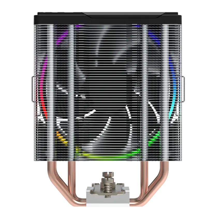 Ventilador para CPU GameMax GAMMA 500 Rainbow ARGB, Intel LGA1200/1151/1150, AMD AM4 Ventilador para CPU GameMax GAMMA 500 Rainbow ARGB, Intel LGA1200/1151/1150, AMD AM4