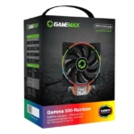 Ventilador para CPU GameMax GAMMA 500 Rainbow ARGB, Intel LGA1200/1151/1150, AMD AM4