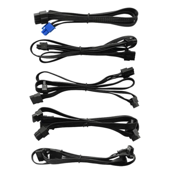 Fuente de alimentación semi modular GameMax GM-1050, 1050W, 80 PLUS Silver