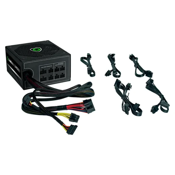 Fuente de alimentación semi modular GameMax GM-1050, 1050W, 80 PLUS Silver
