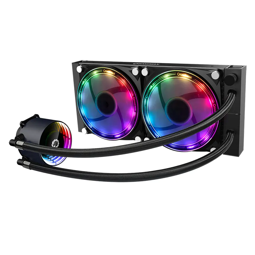 Refrigerador Líquido para CPU GameMax Ice Chill 240 ARGB AIO, Water Cooler, Intel LGA1200/1151/1150, AMD AM4 Refrigerador Líquido para CPU GameMax Ice Chill 240 ARGB AIO, Water Cooler, Intel LGA1200/1151/1150, AMD AM4