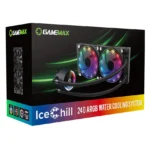 Refrigerador Líquido para CPU GameMax Ice Chill 240 ARGB AIO, Water Cooler, Intel LGA1200/1151/1150, AMD AM4